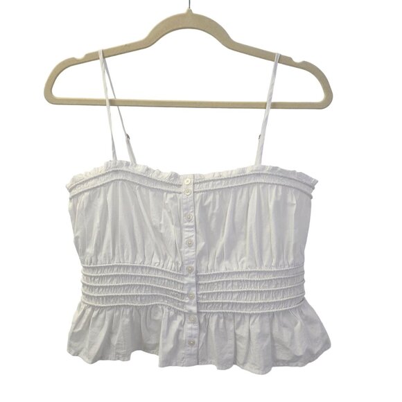 NWT Madewell Sally Structured Cropped Camisole Top Size Small - Picture 1 of 9